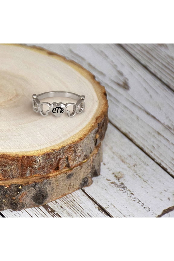 Ringmasters Juliette Stainless Steel Choose the Right CTR Ring Size 8.5