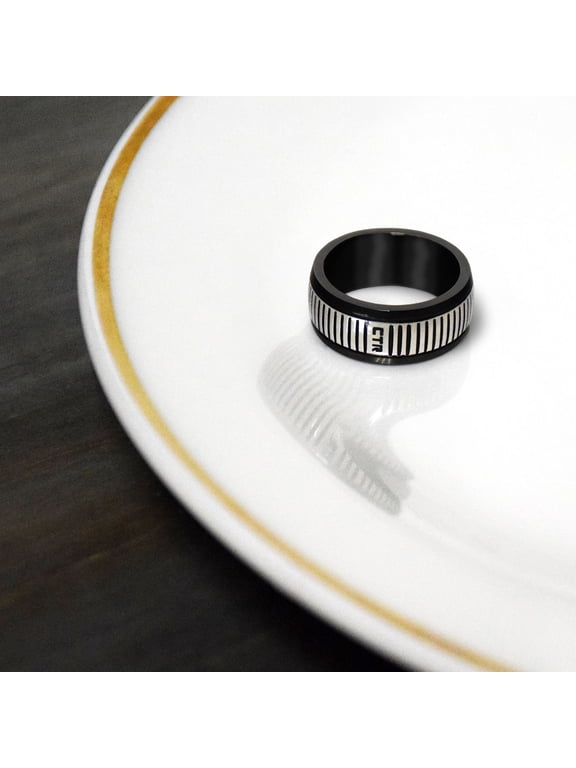 Knightly Stainless Steel Choose the Right CTR Ring Size 8
