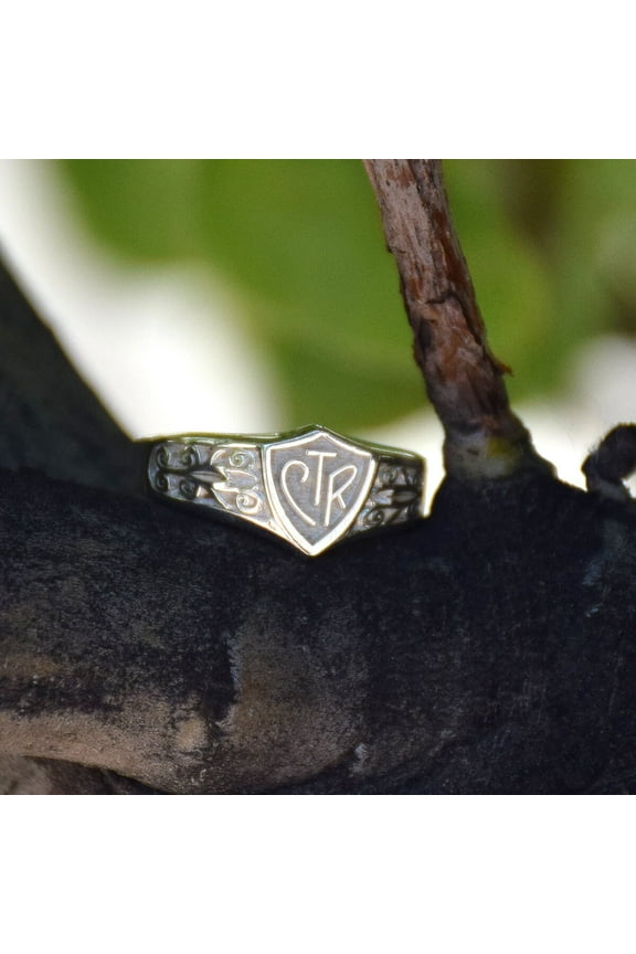 Ringmasters Legacy Sterling Silver Choose the Right CTR Ring Size 7.5