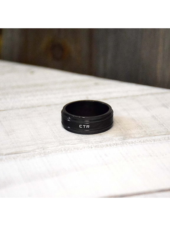 Ringmasters Midnight Black Colored Stainless Steel Choose the Right CTR Ring Size 9.5