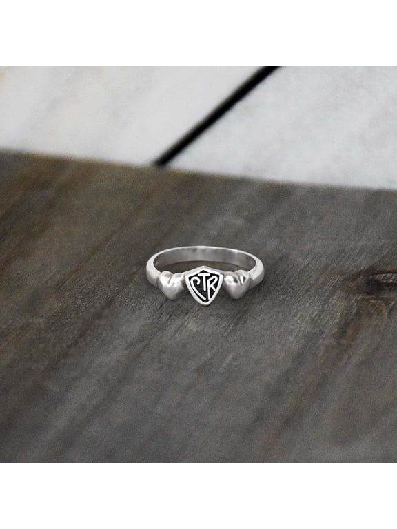 Ringmasters Satin Hearts Sterling Silver Choose the Right CTR Ring Size 4.5