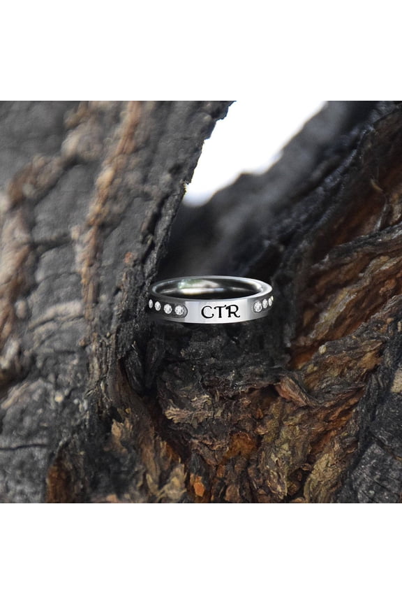 Ringmasters Twinkle Stainless Steel Choose the Right CTR Ring Size 7