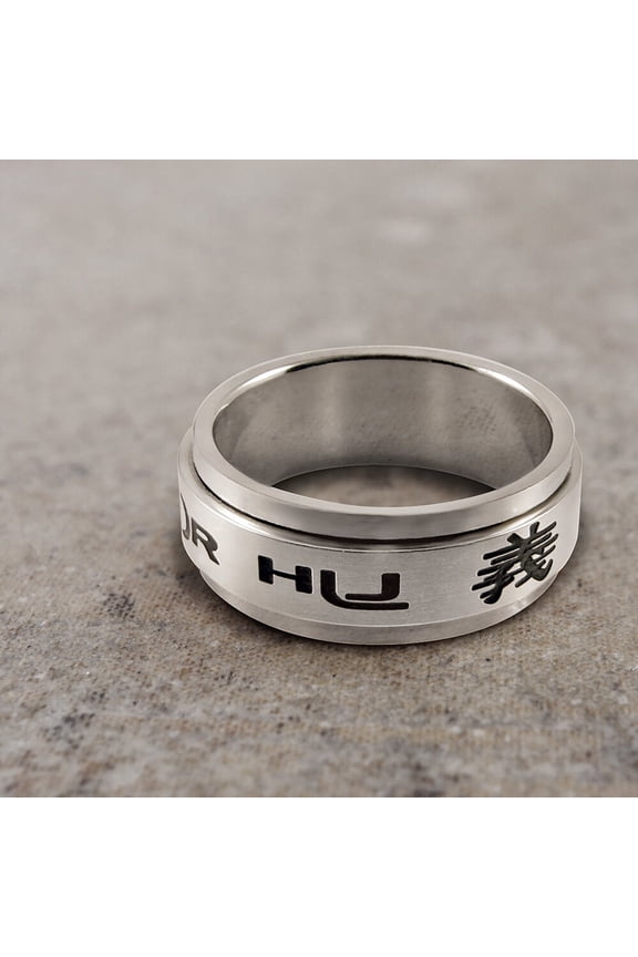 Ringmasters Universal Multi-language Spinner Stainless Steel Choose the Right CTR Ring Size 8.5