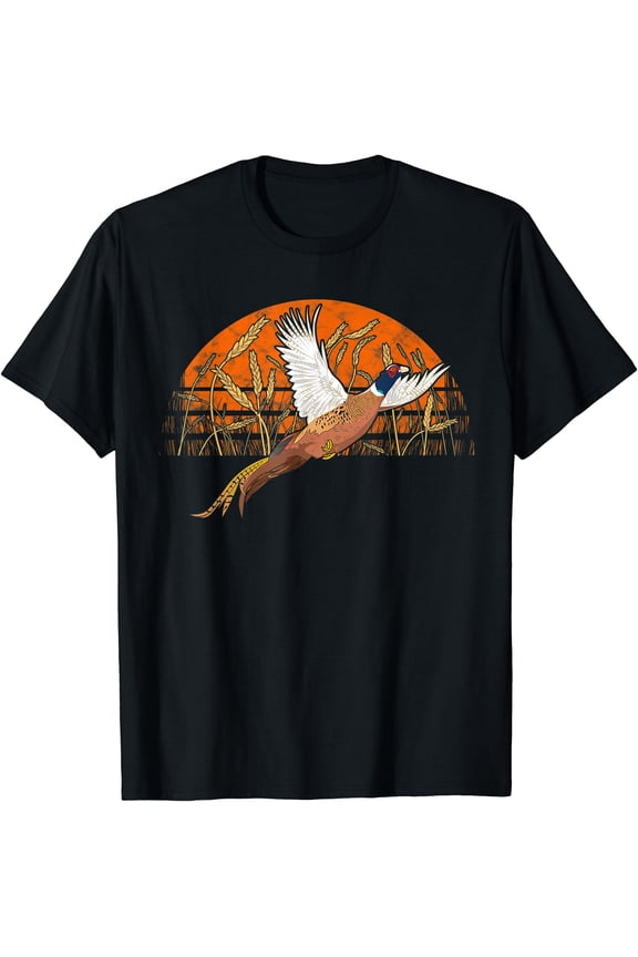 Ringneck Pheasant Hunting Upland Bird Hunter Grain Field T-Shirt