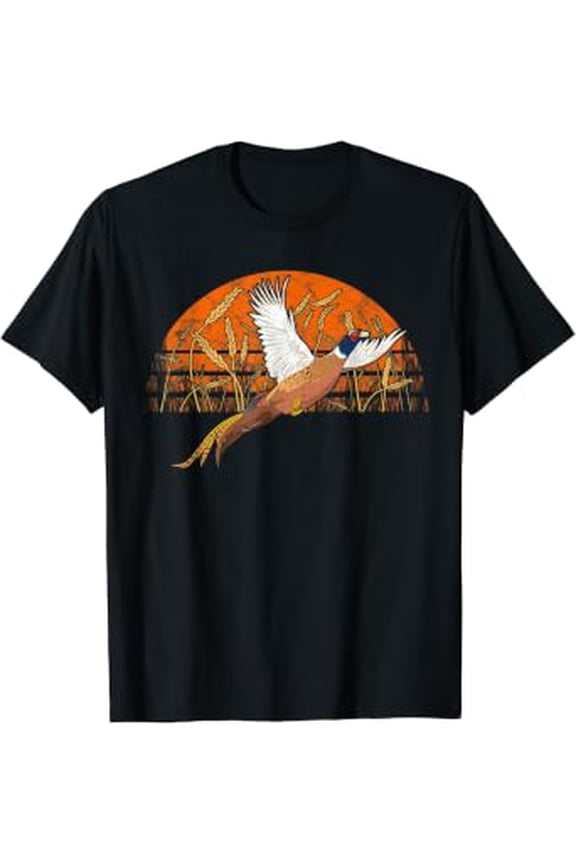 Ringneck Pheasant Hunting Upland Bird Hunter Grain Field T-Shirt
