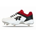 thumbnail image 1 of Ringor Flite Women's Softball Spikes White | Red | Black Size 11.5, 1 of 2