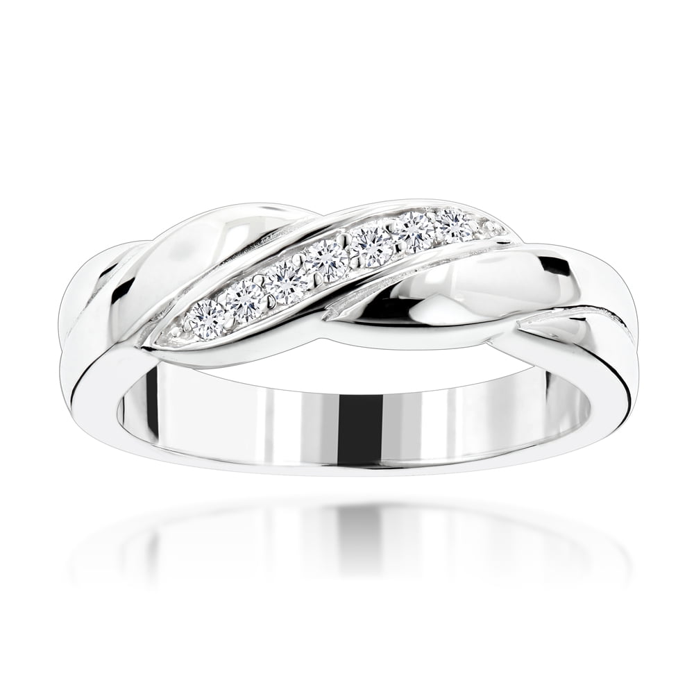 F hinds white hot sale gold wedding rings