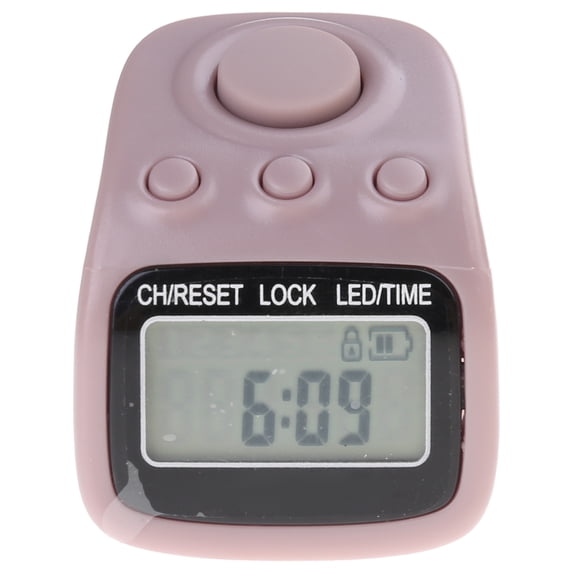 Rings Counter Digital LED Electronic Handheld Counter Clickers Finger Counter For Prayer Sports And Fitness