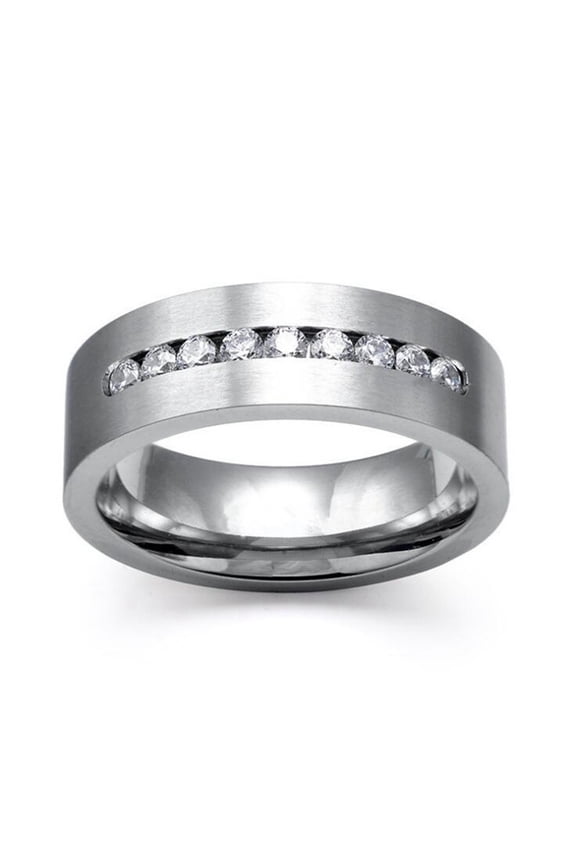 Rings | Couple Wedding Fashion Men's Rings With Zircons European And Rings Women's And Rings