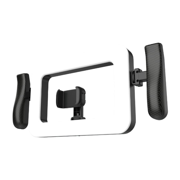 Rings Light with Uniform Soft Light & Multiple Angle Adjustment for Mobile Phone Video Recording & Detailed Photography