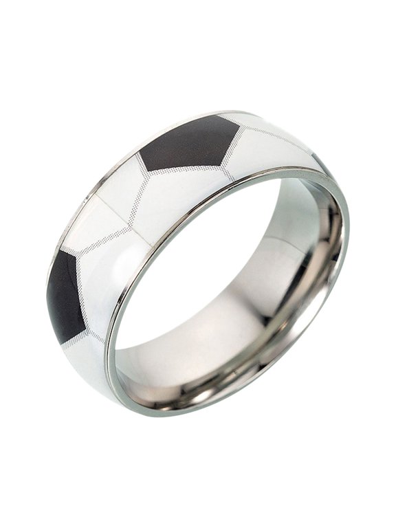 Rings for Men Ball Rings Gifts for Womens Basketball Gift for Players Seniors Mom Dad Team Basket Bag Ideas Rhinestone Rings Valentine's Day Gifts Clearance Birthday Gifts for Men