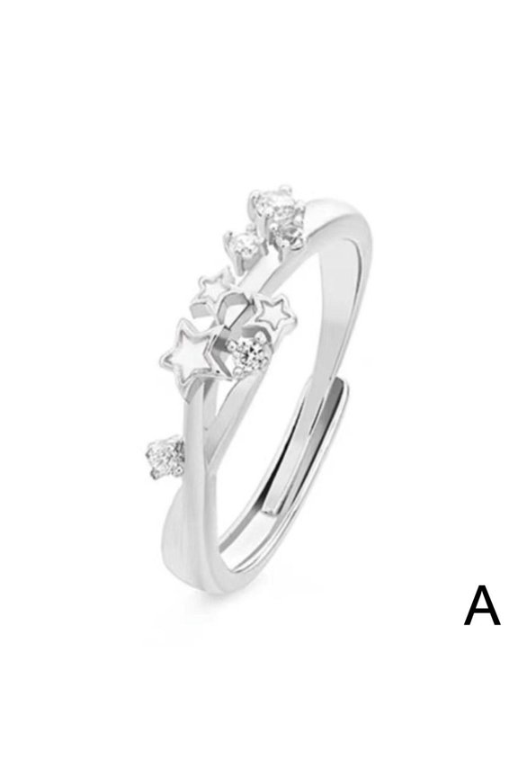 Rings Starry Night Couple Night Glow Rings Elegant Exquisite Rings B8W4 K6