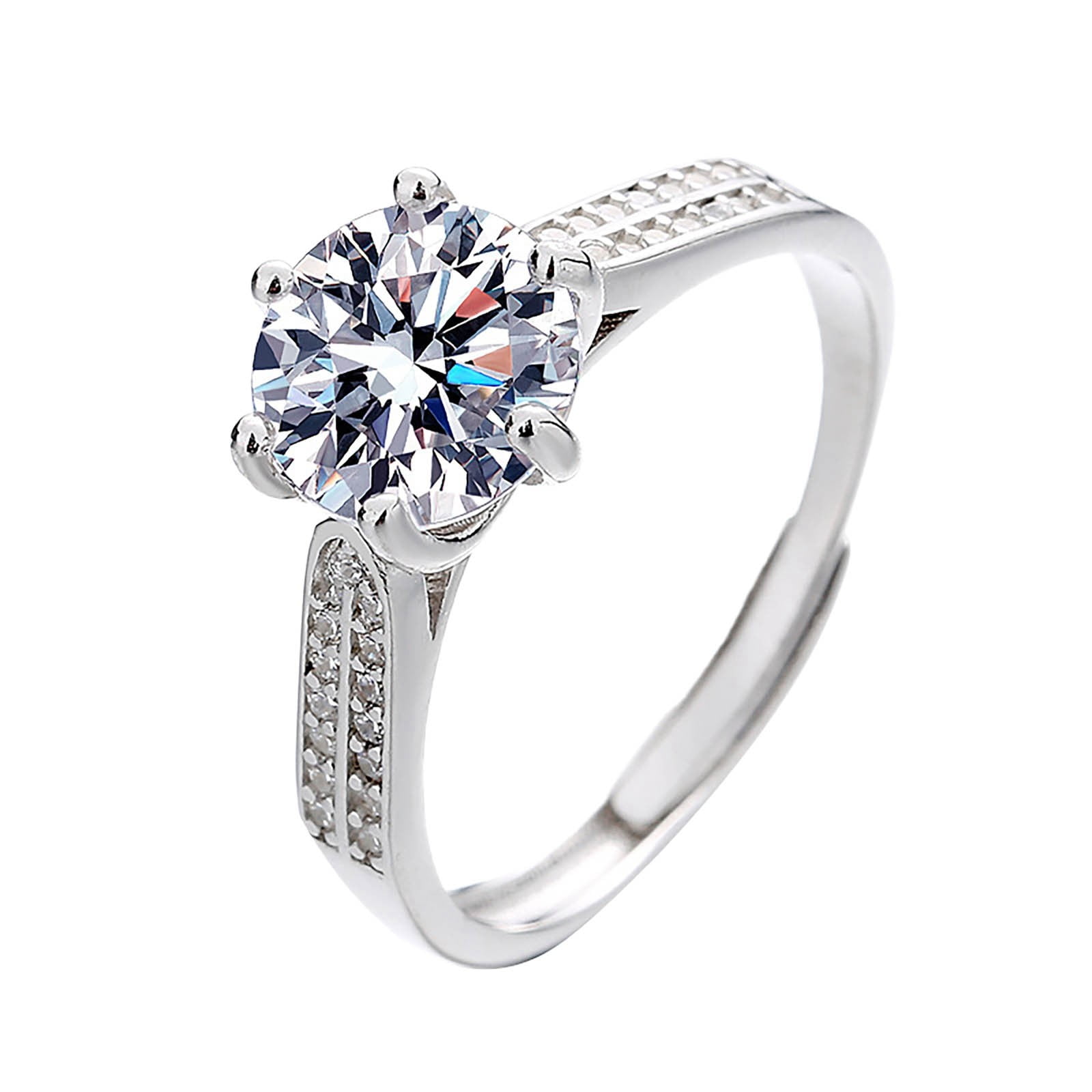 Rings That Wont Turn Your Finger for Women Starlight Ring Women's Light