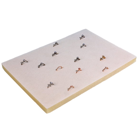 Rings for Jewelry Display and Cases Retail Travel 100 Slot Foam Insert Earring Holder for Drawers Inserts