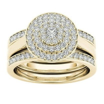 Rings for Men Rings Gold-plated Inlaid Zircon Ring Classic Jewelry Valentine's Day Gifts Clearance