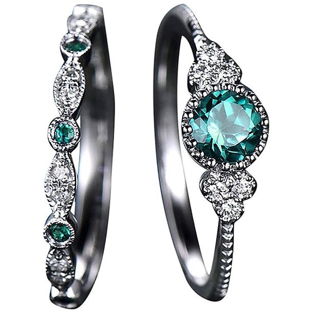 Rings for Women, 925 Sterling Silver Rings with Natural Stone, Best ...