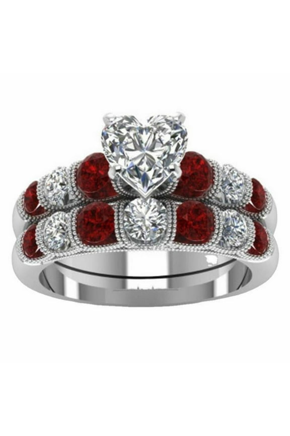 Rings for Women Creative Accessories High End Full Diamond Micro Set Zircon Engagement Ring Valentine's Day Gifts Clearance