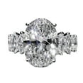 thumbnail image 1 of Rings for Women Fashion Gorgeous Super Large Zircon Temperament Shiny Ladies Ring Ring Size 5-11 Gift for Women, 1 of 6