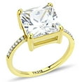 thumbnail image 1 of Rings for Women Gold 316L Stainless Steel DA172 - AAA Grade Cubic Zirconia in Clear, 1 of 5