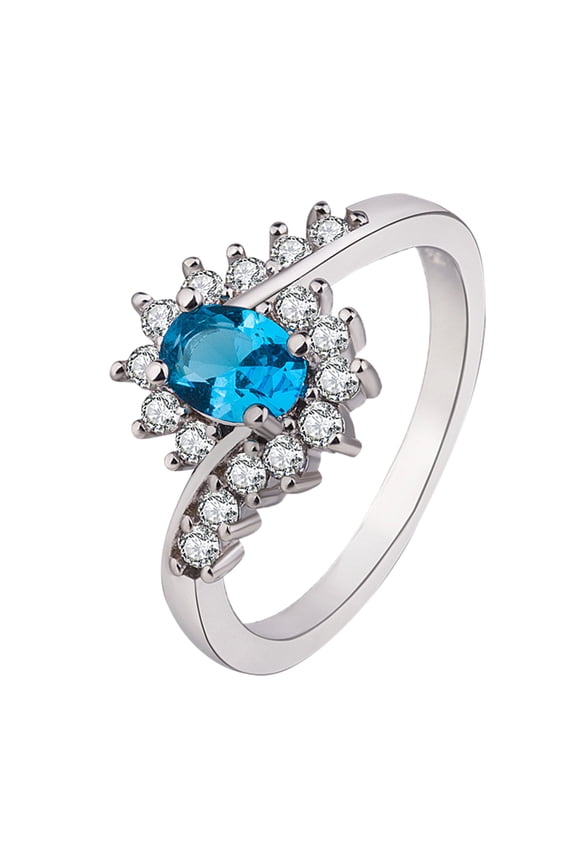 Rings for Women Rings Silver Rhinestone Rings Rings Shiny Rings for and Mens Valentine's Day Gifts Clearance