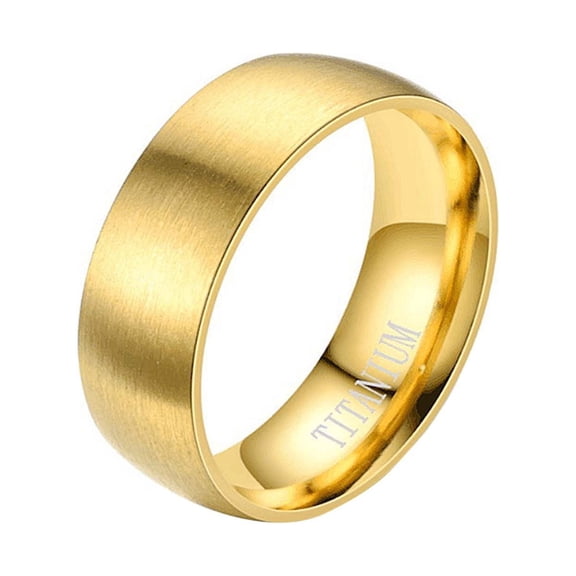 Rings for Women TITANIUM Titanium Steel Frosted Ring Stainless Steel Ring Male Gift for Women