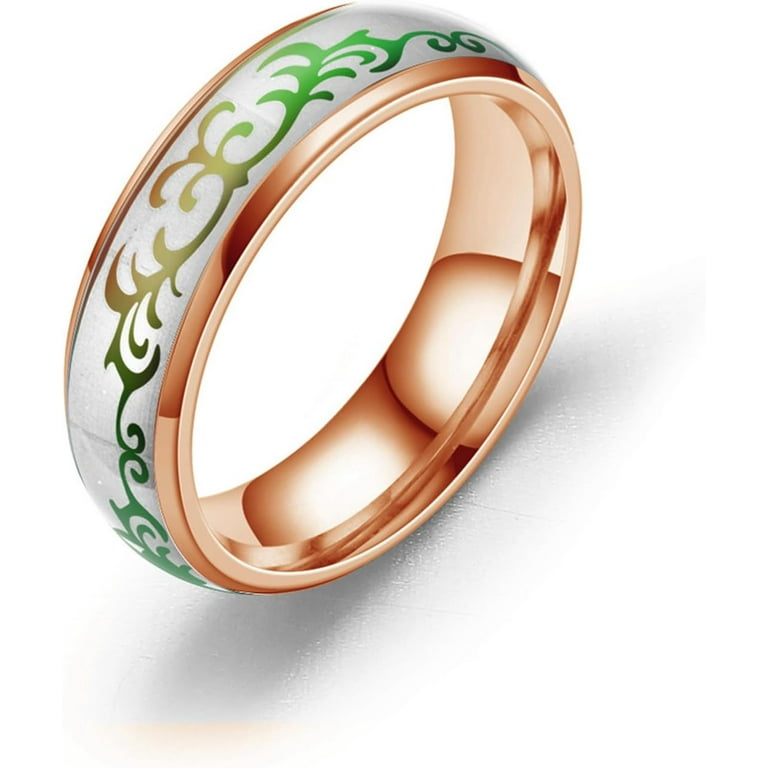 Rings for Women Temperature Sensative Color Changing Wedding Band Unisex Sensitive Emotion Ring Mood Ring Jewelry Gifts Walmart