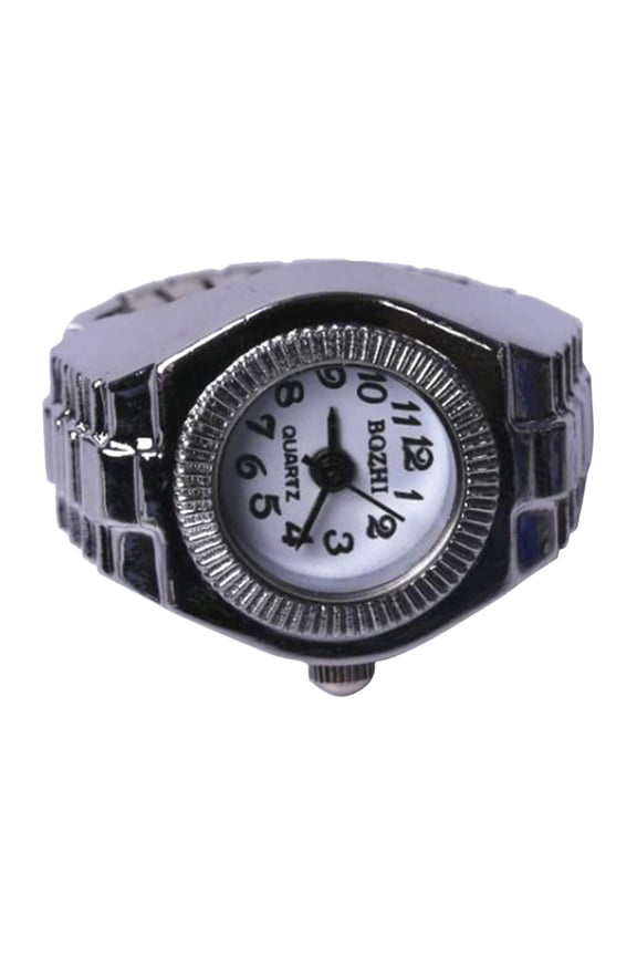 Rings for Women Vintage Ring Watch Round Fashion Roman Numerals Finger Watch