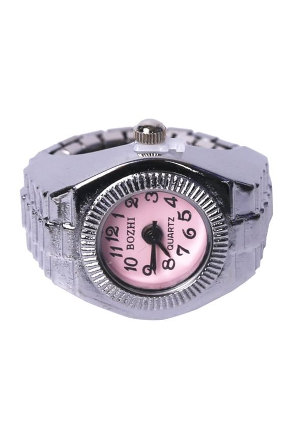 Rings for Women Vintage Ring Watch Round Fashion Roman Numerals Finger Watch