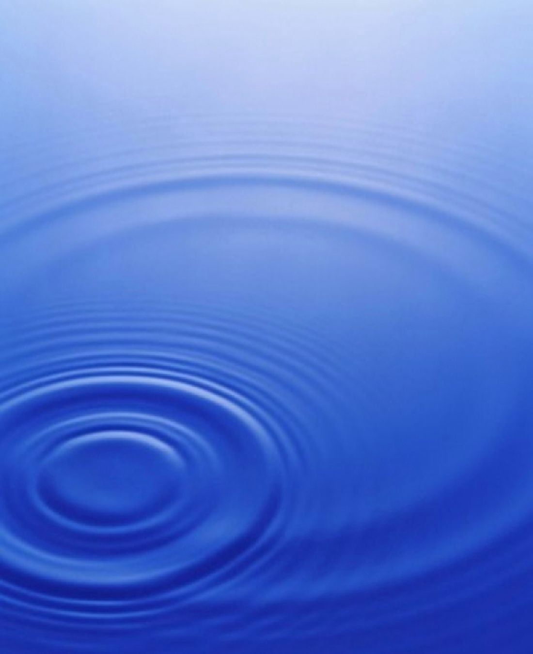 Rings in deep blue water Canvas Art - Panoramic Images (20 x 24)