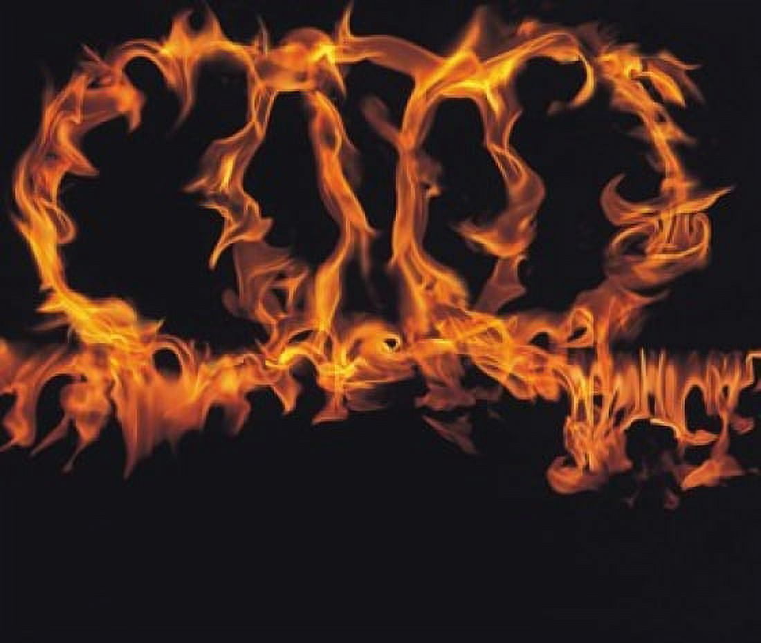 Rings of Flames Canvas Art - Panoramic Images (16 x 14)