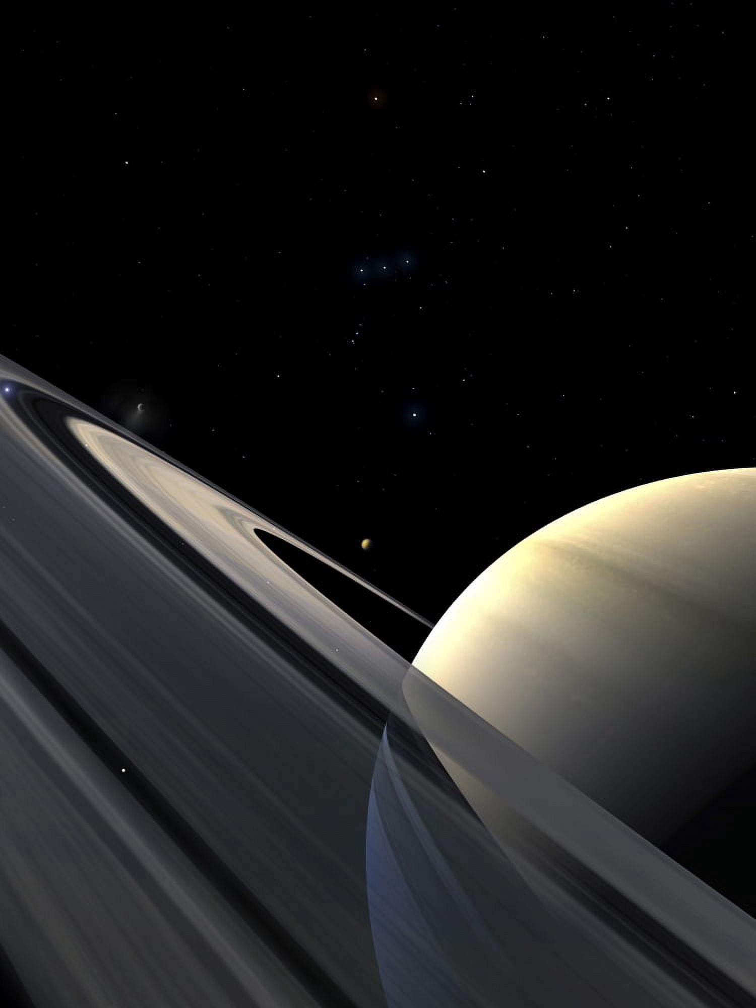 Rings of Saturn Canvas Art - Fahad SulehriaStocktrek Images (13 x 17)