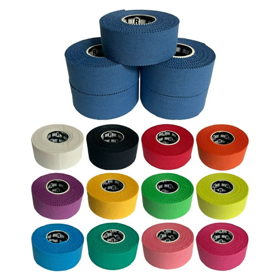 Ringside 1" Athletic Trainers Tape, 30 Feet, Adhesive and Easy to Tear, Blue, 5 Pack