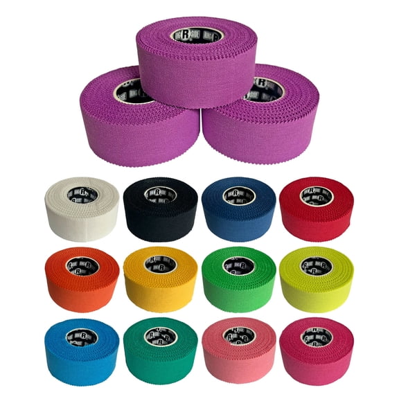 Ringside 1" Athletic Trainers Tape, 30 Feet, Adhesive and Easy to Tear, Purple, 3 Pack