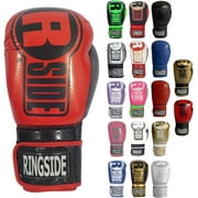 Ringside Apex Bag Boxing Gloves, IMF-Tech with Secure Wrist Support, Red/Black, L/XL