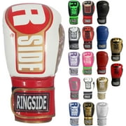 Ringside Apex Bag Boxing Gloves, IMF-Tech with Secure Wrist Support, White/Red/Gold, L/XL