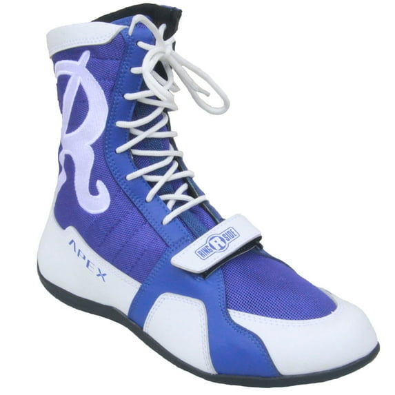 Ringside Apex Elite Boxing Shoes, Blue/White, Size 7