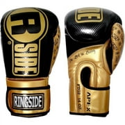 Ringside Apex Flash Sparring Boxing Gloves 14 oz Black/Gold