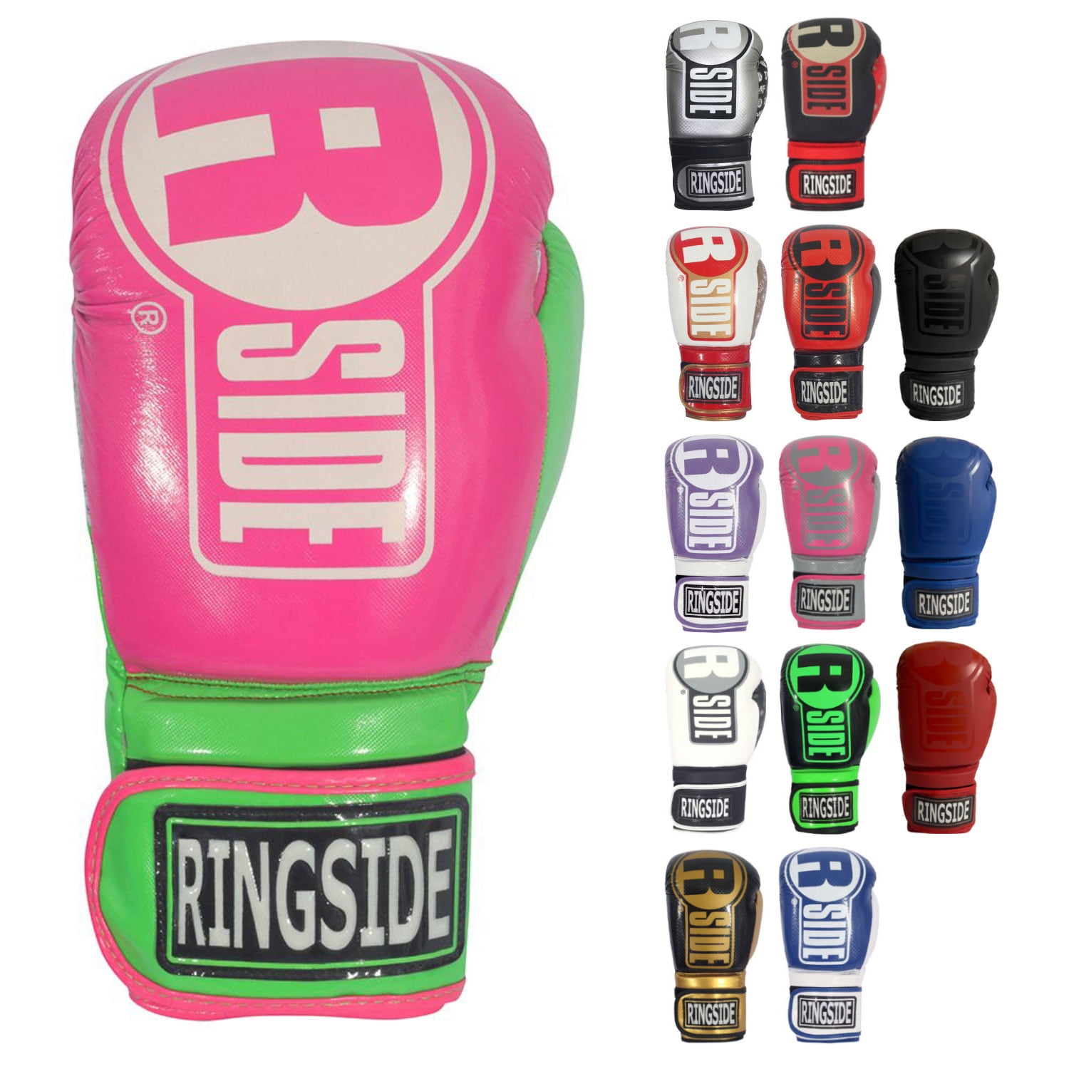 Ringside IMF Tech Hook and Loop Boxing Training Sparring Gloves w/Nice Logos