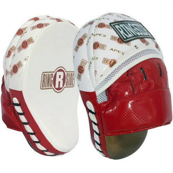 Ringside Apex Punch Mitts White / Red