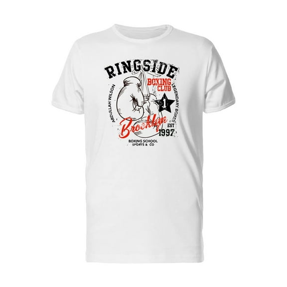 Ringside Boxing Club #1 T-Shirt Men -Image by Shutterstock, Male 4X-Large