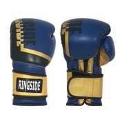 Ringside Bullet Sparring Boxing Glove, Gold/Blue, 16 oz.