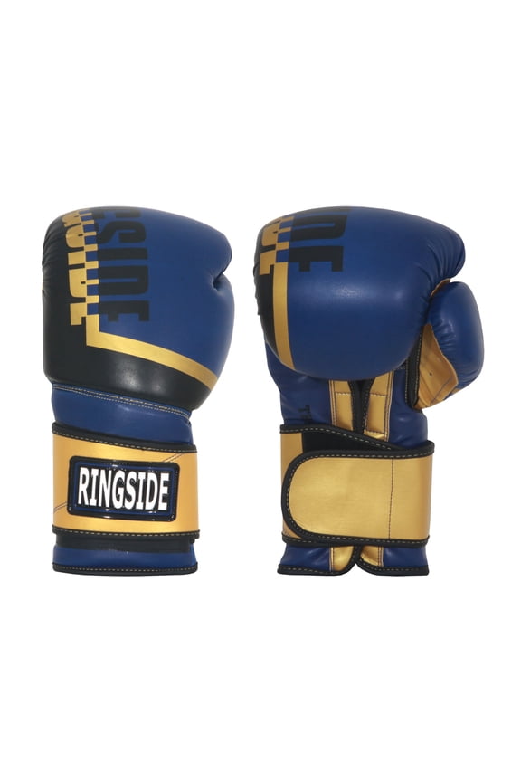 Bullet Sparring Boxing Glove, Gold/Blue, 16 oz.