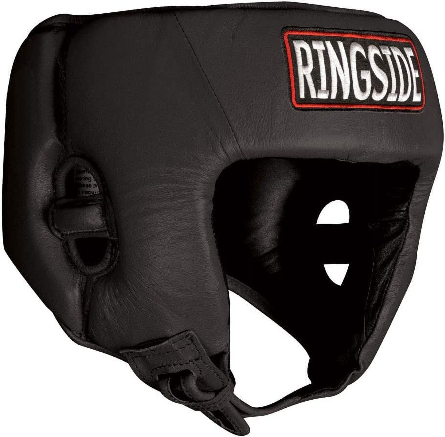 Ringside Competition-Like Open Face Sparring Headgear Small Black