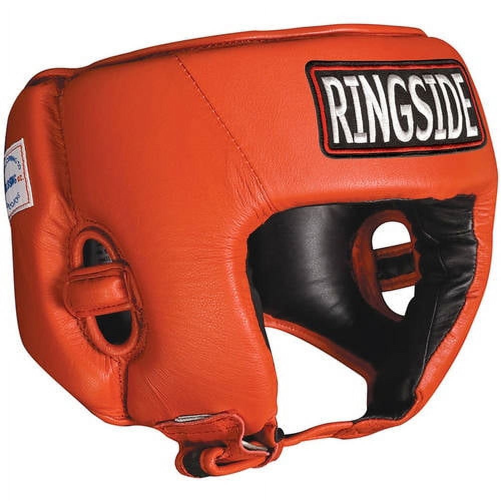 Ringside Competition-Like Open Face Sparring Headgear XLarge Red