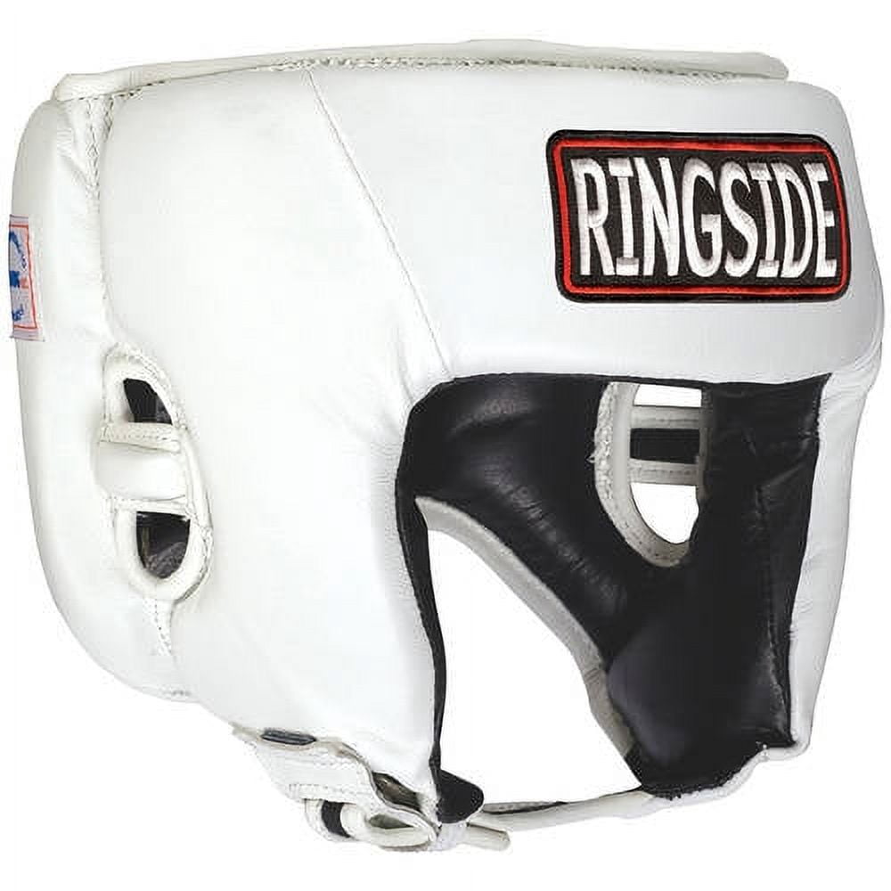 Ringside Competition-Like Open Face Sparring Headgear XLarge White