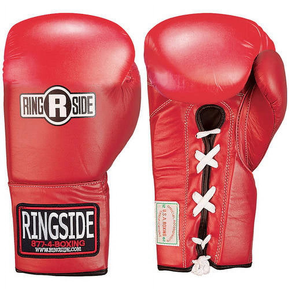 Ringside lace cheap up gloves
