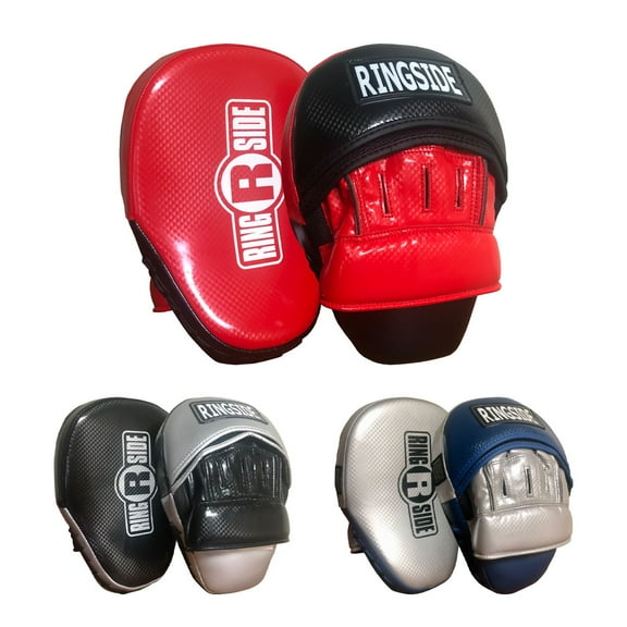 Ringside Curved Boxing Punch Focus Mitts Training Pads Pair for MMA Karate Muay Thai Kick Boxing
