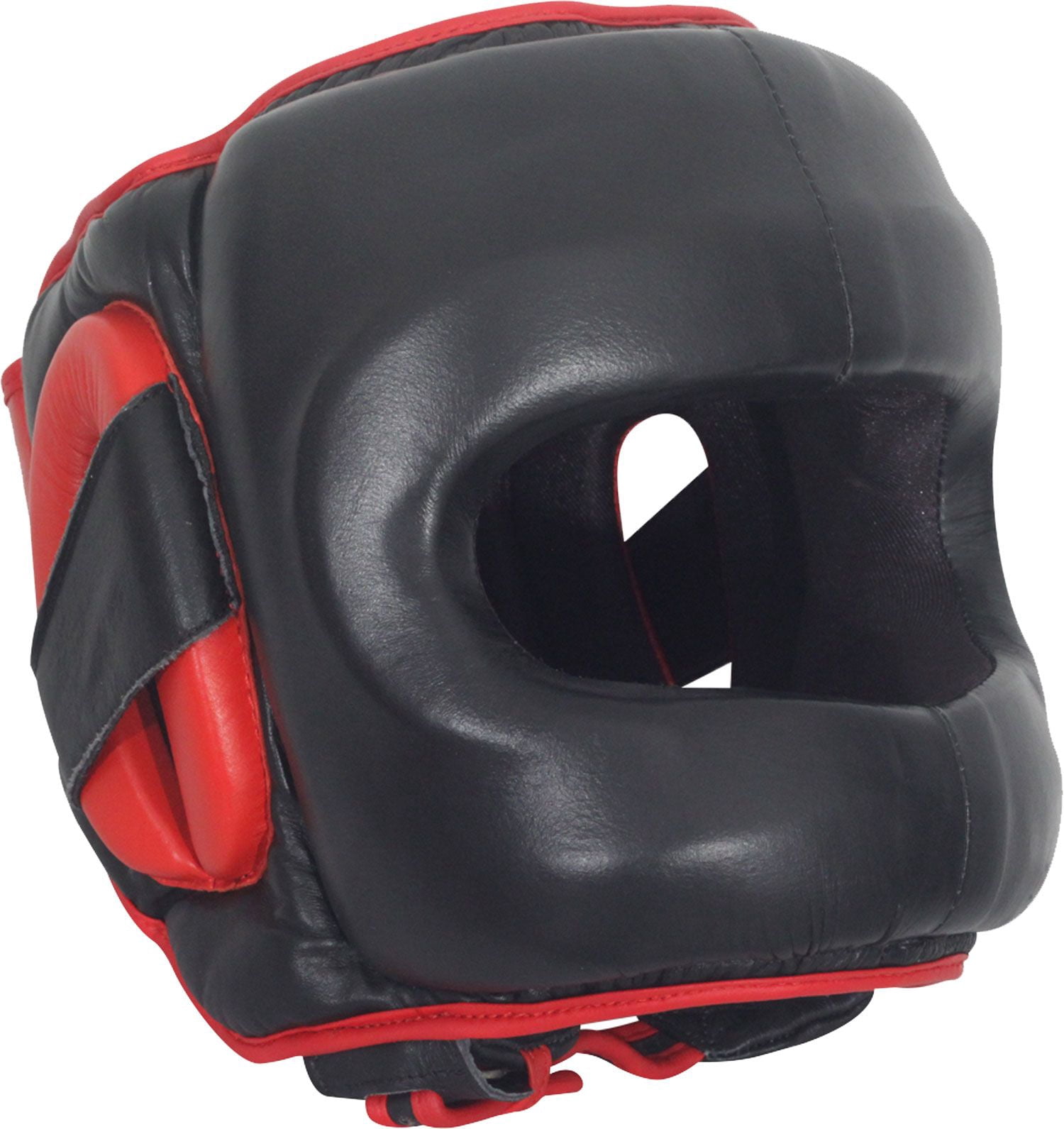 Ringside Deluxe Face Saver Boxing Headgear Large/XLarge Black
