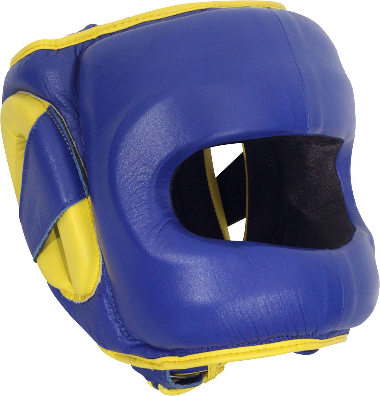 Ringside Deluxe Face Saver Boxing Headgear Large/XLarge Blue