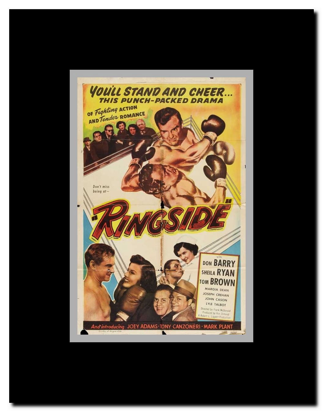 Ringside Framed Movie Poster